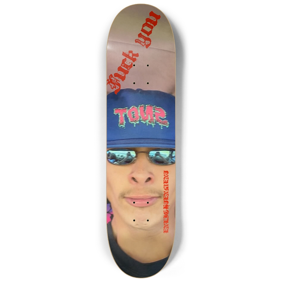 THE FACE OF A THRASHER 8.25 Deck